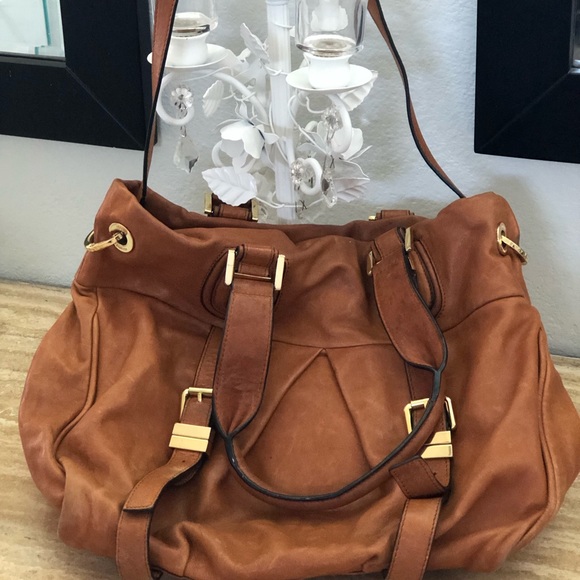 Joelle Hawkins Handbags - Cognac Leather Joelle Hawkins Bag